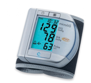 Monitor de pressao arterial pulso prata